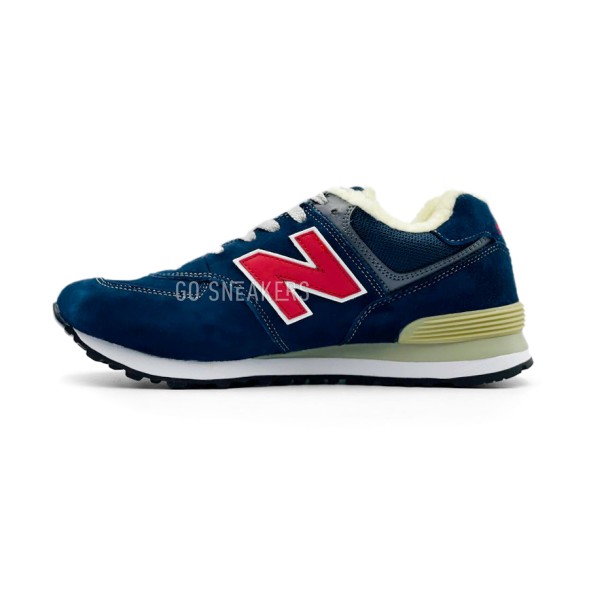 Унисекс кроссовки New Balance 574 Blue Pink White