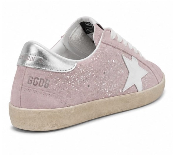 Женские кеды Golden Goose Super-Star Suede Pink