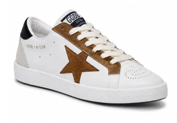 Унисекс кеды Golden Goose Ball Star White/Brown Suede Star