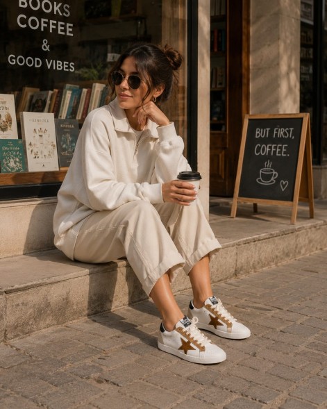 Унисекс кеды Golden Goose Ball Star White/Brown Suede Star