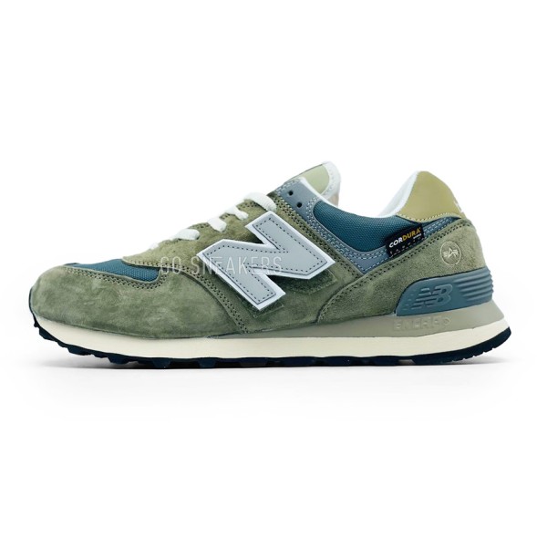 Унисекс кроссовки New Balance 574 Suede Khaki