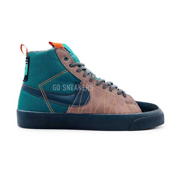 Унисекс зимние кроссовки Nike Sb Zoom Blazer Mid Prm Acclimate Pack Grey/Brown