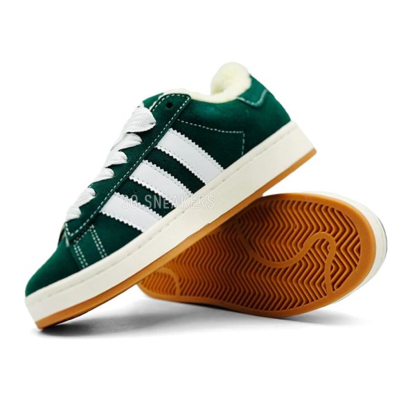 Женские зимние кроссовки Adidas Campus 00s Winter Green Women