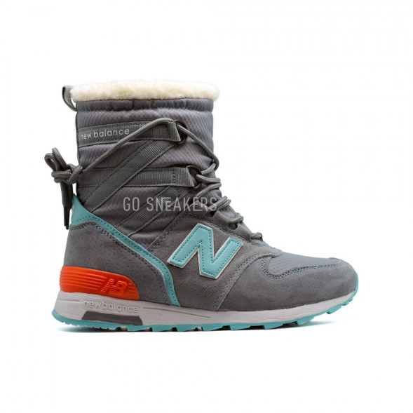 Женские зимние дутики New Balance Grey