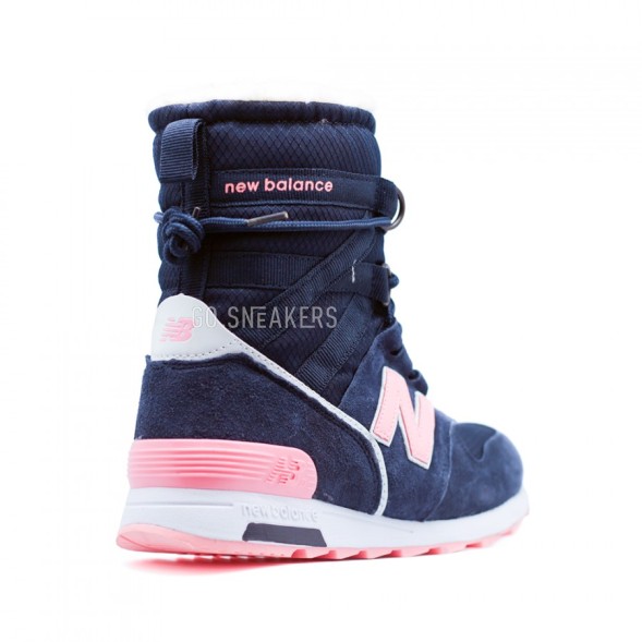 Женские зимние дутики New Balance Pink-Navy