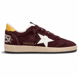 Golden Goose Ball Star in Chocolate Nubuk with Leather Star and Heel Tab