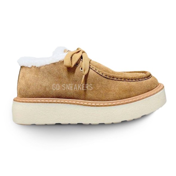 Женские ботинки Prada Chukka Chestnut