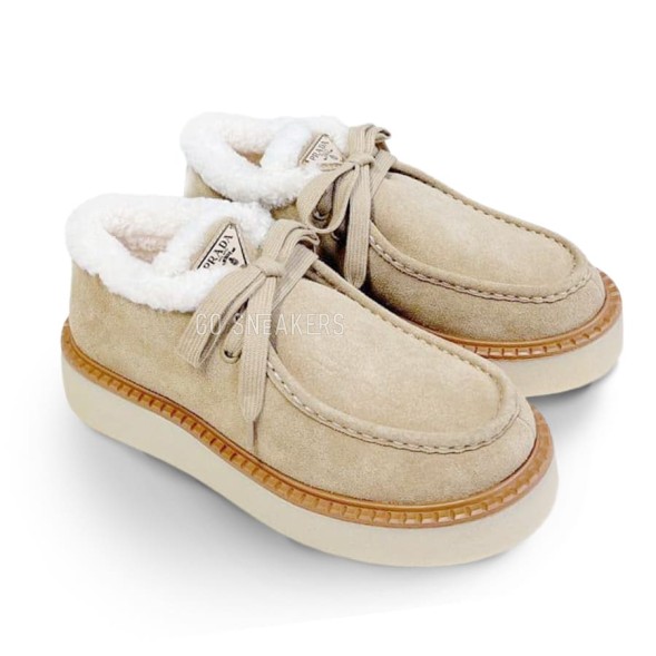 Женские ботинки Prada Chukka Sand