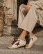 Женские кеды Golden Goose Superstar Burgundy Glitter Star and Silver Heel Tab