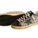 Женские кеды Golden Goose Superstar LTD with Swarovski Crystals and Black Leather Star