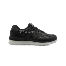 New Balance Мужские 574 Premium Black Leather