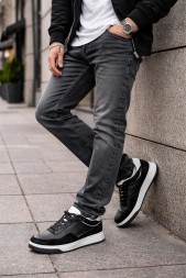 Brunello Cucinelli Leather/Suede Black