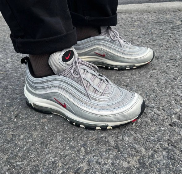 Женские кроссовки Nike Air Max 97 Silver