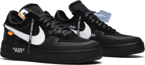 Унисекс кроссовки Nike Off-White x Air Force 1 Low &amp;#039;Black&amp;#039;
