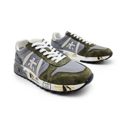Premiata Textile/Suede Grey/Khaki