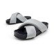 Женские шлепки JW Anderson Flip-flops Leather Black/Grey