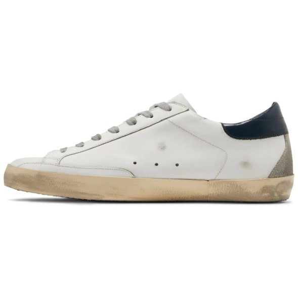 Женские кеды Golden Goose Superstar White Night Blue