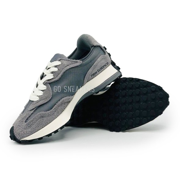 Мужские кроссовки New Balance 327 Suede Dark Grey Black
