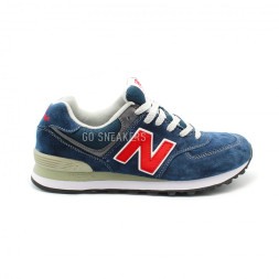 New Balance Мужские 574 Navy-Red