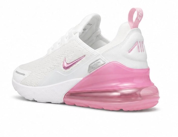 Женские кроссовки Nike Air Max 270 White/Coral