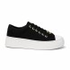 Женские кеды Chanel Black Textile Sneakers