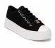 Женские кеды Chanel Black Textile Sneakers