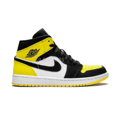Air Jordan 1 Mid Yellow Toe Black