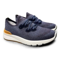 Brunello Cucinelli Textile Run Navy
