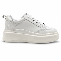 Chanel Platform Sneakers Leather White