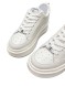 Женские кроссовки Chanel Platform Sneakers Leather White