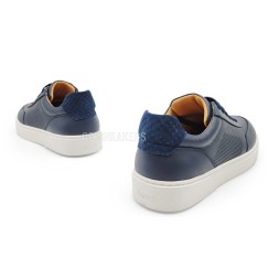 Hugo Boss Lace Slip-On Sneaker Navy