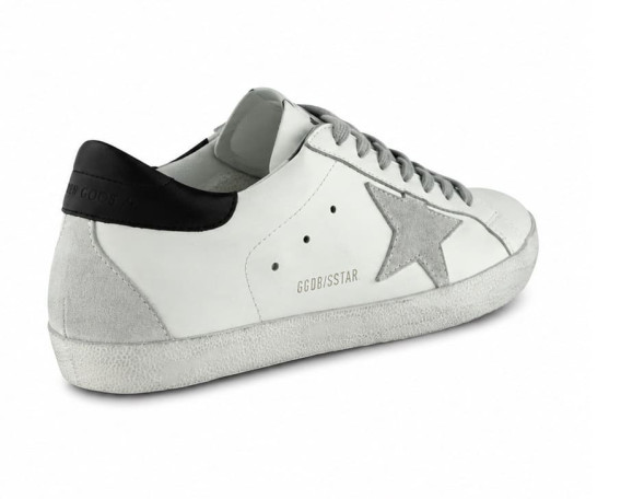 Мужские кеды Golden Goose Super-Star Men's White Black