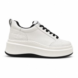 Chanel Platform Sneakers Leather White/Black