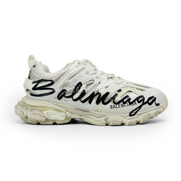 Женские кроссовки Balenciaga Track 3 Graffiti White