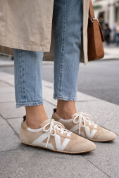 Louis Vuitton Sneakerina German Army Beige