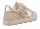 Женские кеды Golden Goose Super-Star Suede Beige Crystal