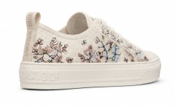 Dior Textile Sneakers Floral White