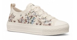 Dior Textile Sneakers Floral White