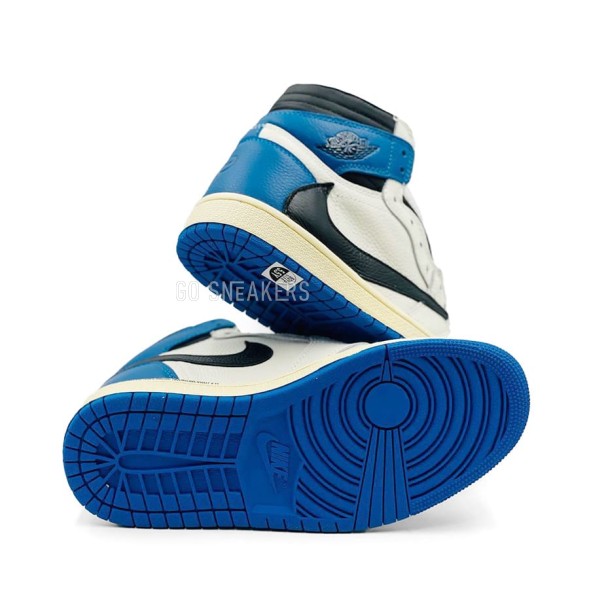 Женские кроссовки Travis Scott x Fragment x Air Jordan 1 High