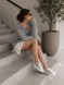 Женские кеды Dior Textile Sneakers Walk'n'Dior Grey
